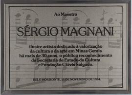 Homenagem aos 70 anos de Sergio Magnani, pela Secretaria de Estado de Cultura de Minas Gerais e F...