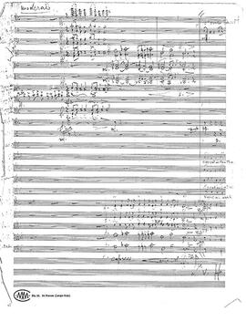 Arranjo para solista, coro e orquestra de Old' Man River de Jerome Kern, por Sergio Magnani.